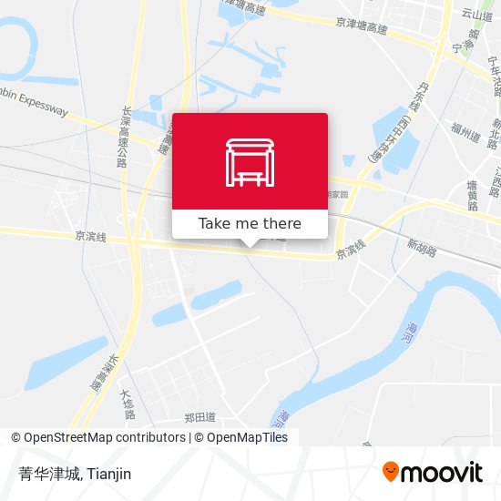 菁华津城 map
