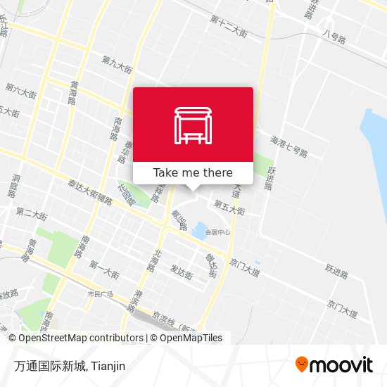 万通国际新城 map
