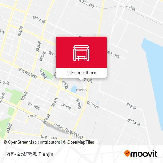 万科金域蓝湾 map