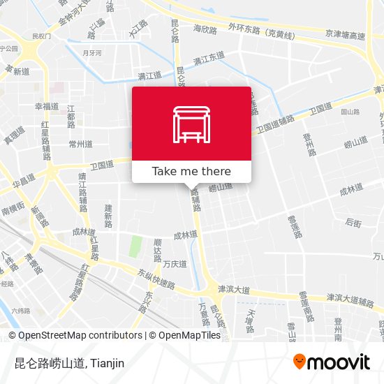 昆仑路崂山道 map