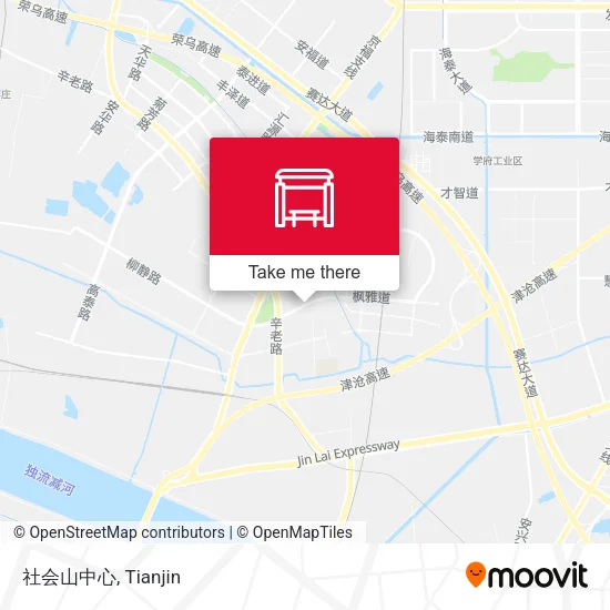 社会山中心 map