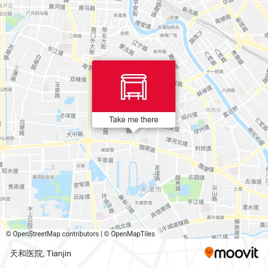 天和医院 map
