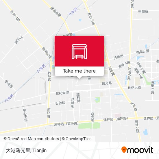 大港曙光里 map