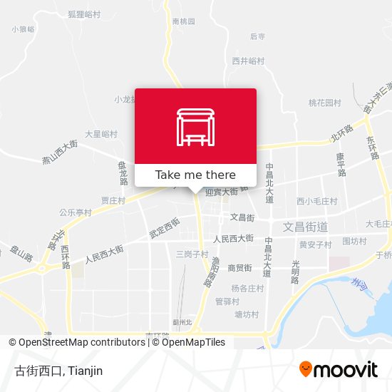 古街西口 map