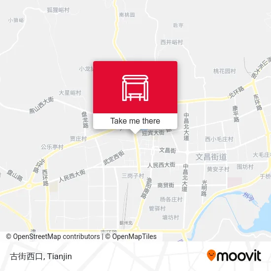 古街西口 map