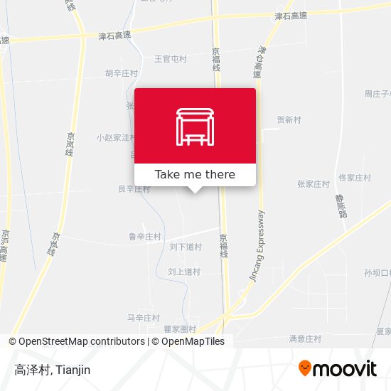 高泽村 map