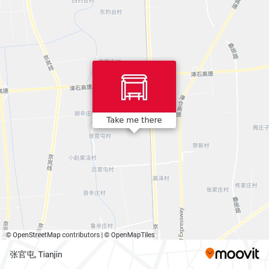张官屯 map