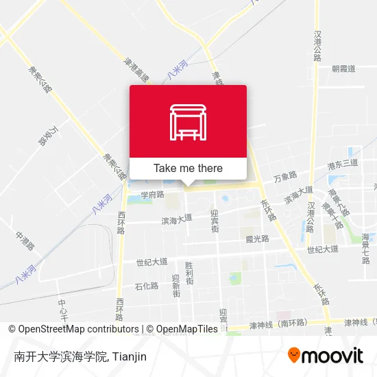 南开大学滨海学院 map