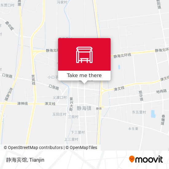 静海宾馆 map