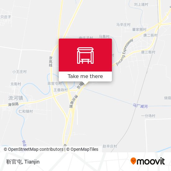 靳官屯 map