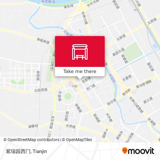 紫瑞园西门 map