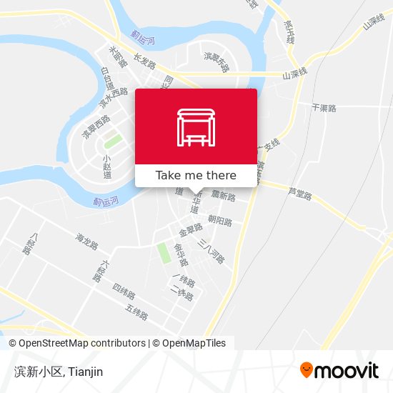 滨新小区 map