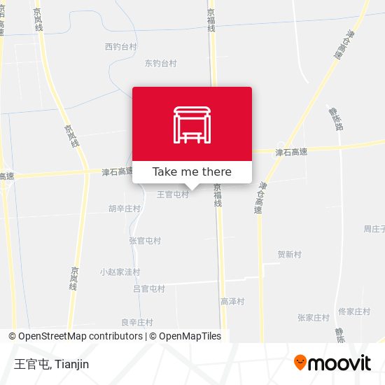 王官屯 map
