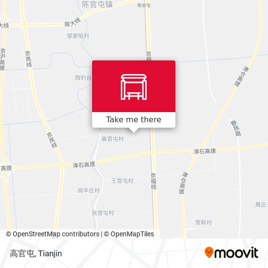 高官屯 map