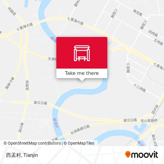 西孟村 map
