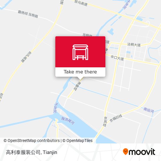 高利泰服装公司 map