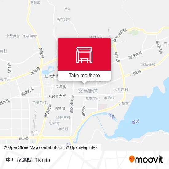 电厂家属院 map