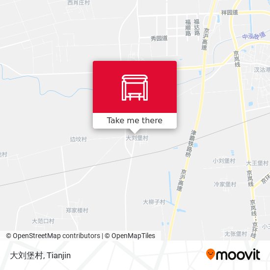 大刘堡村 map