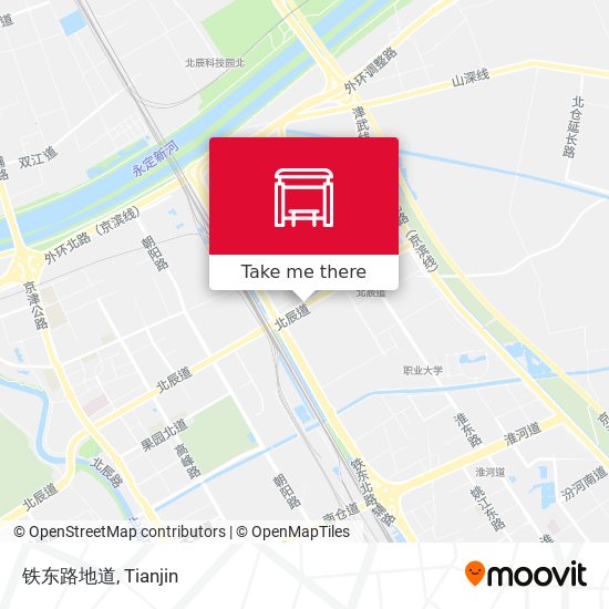 铁东路地道 map
