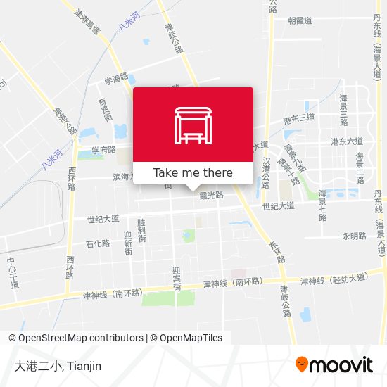 大港二小 map