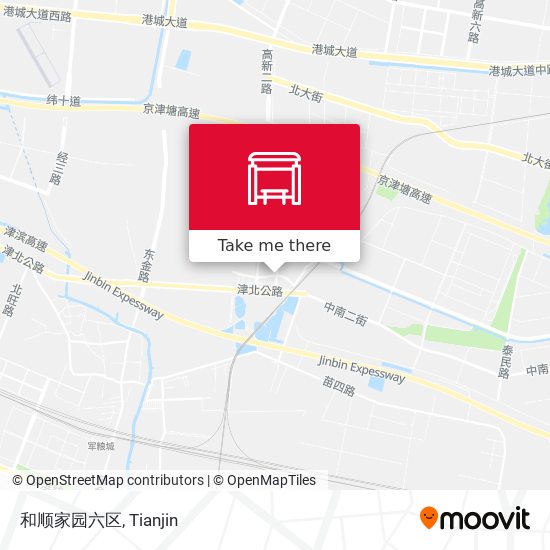 和顺家园六区 map