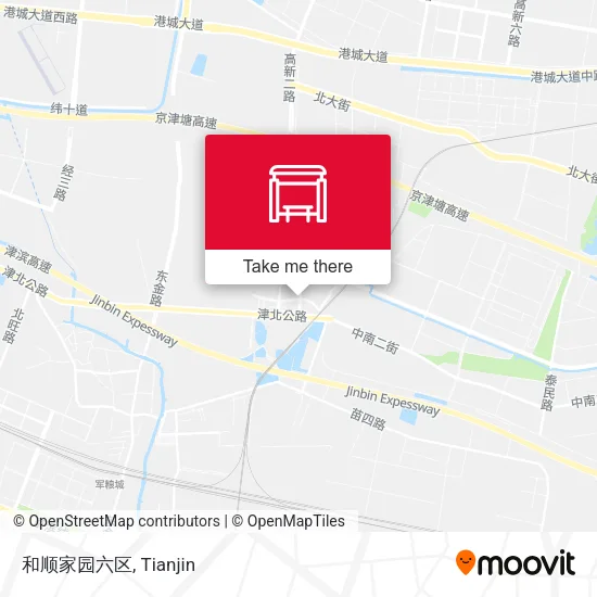 和顺家园六区 map