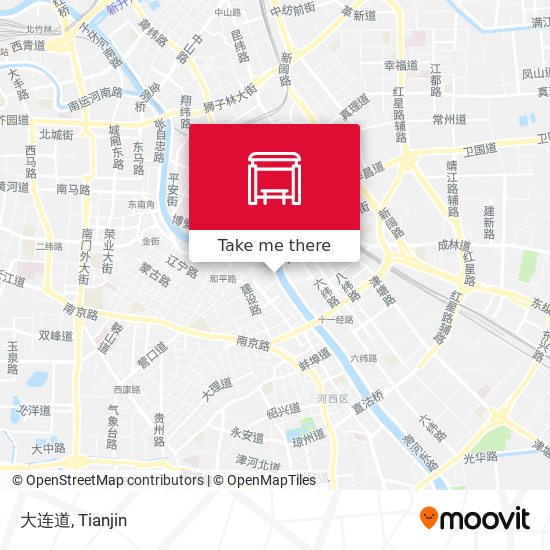 大连道 map
