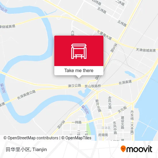 田华里小区 map