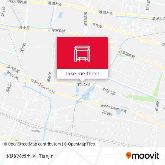 和顺家园五区 map