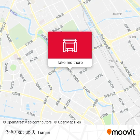 华润万家北辰店 map