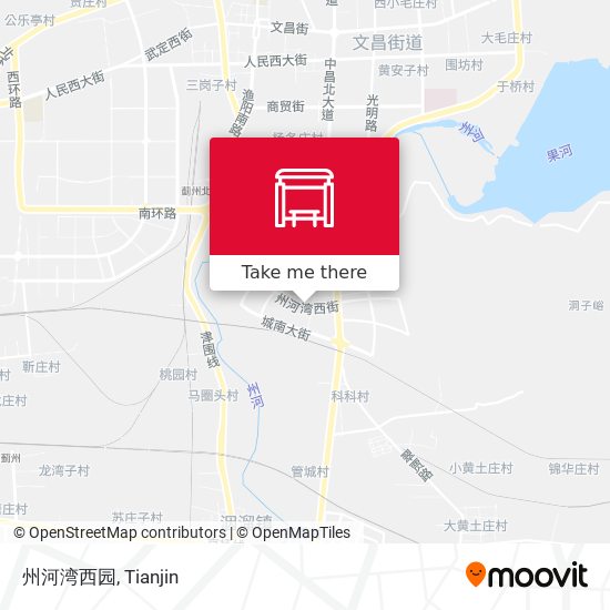 州河湾西园 map