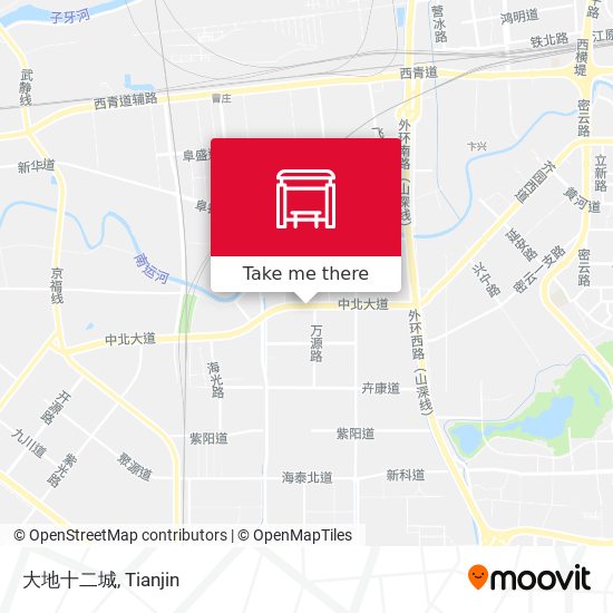 大地十二城 map