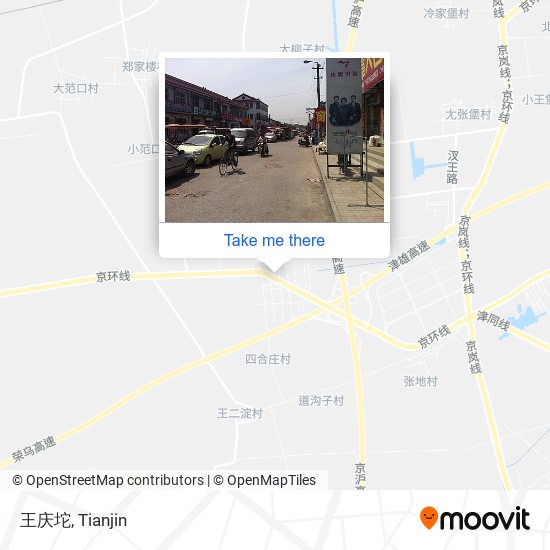 王庆坨 map