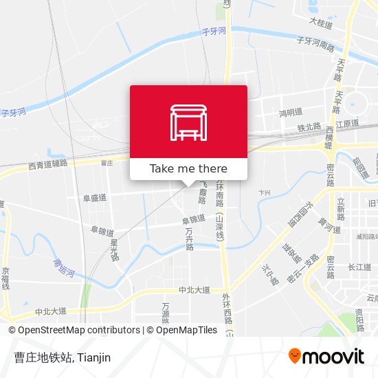 曹庄地铁站 map