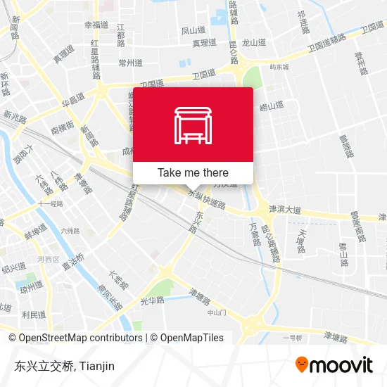 东兴立交桥 map