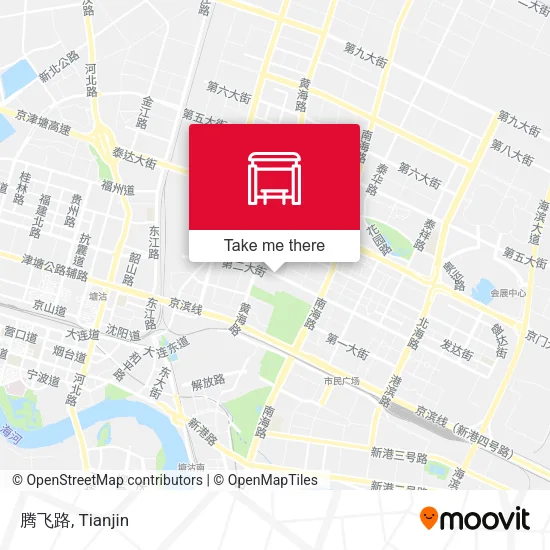 腾飞路 map