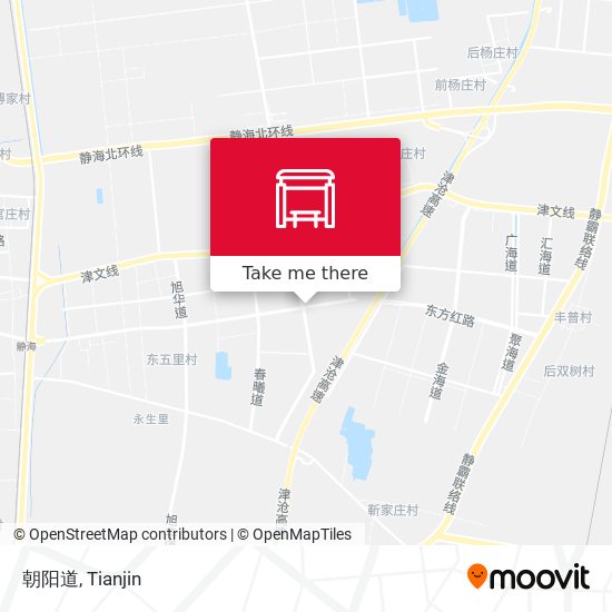 朝阳道 map