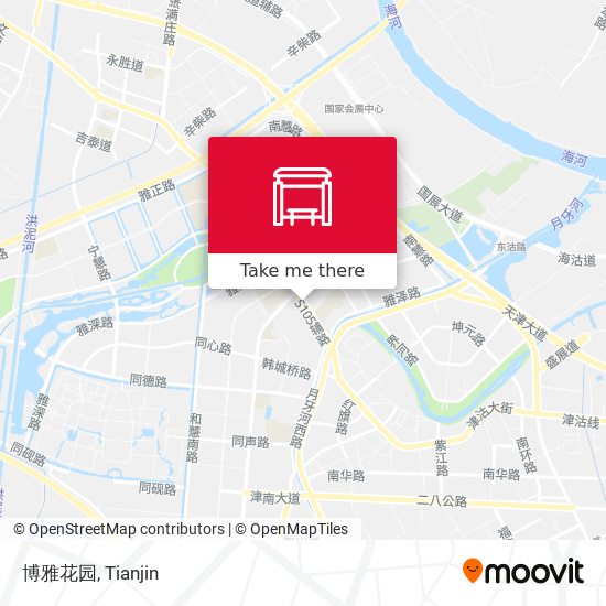 博雅花园 map