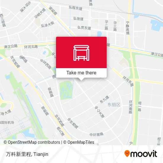 万科新里程 map