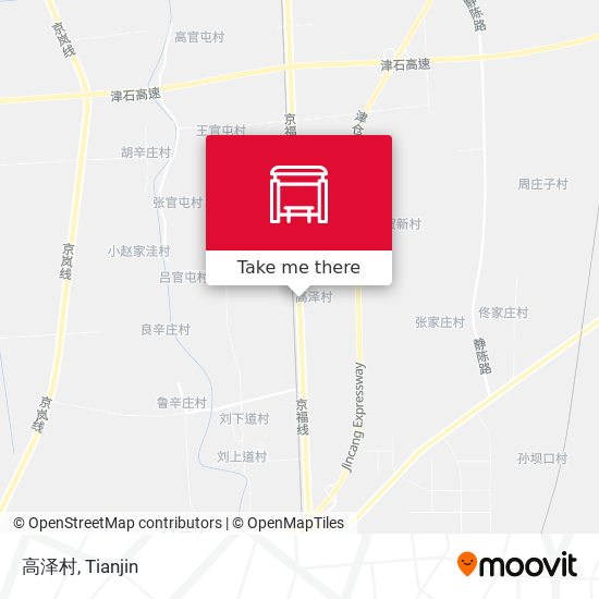 高泽村 map