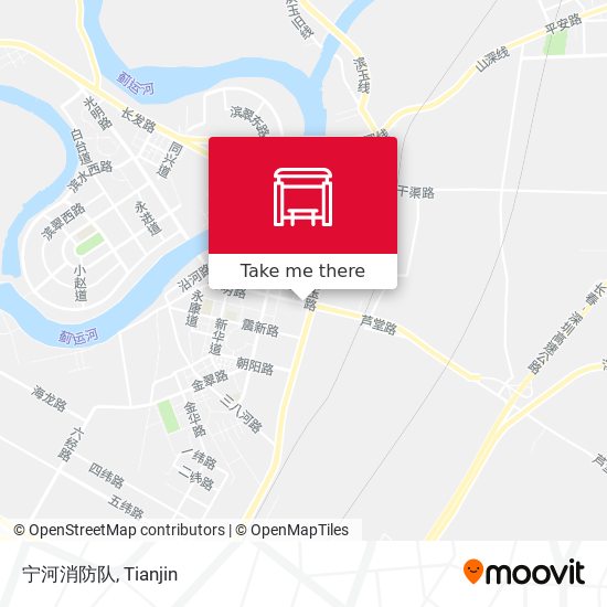 宁河消防队 map