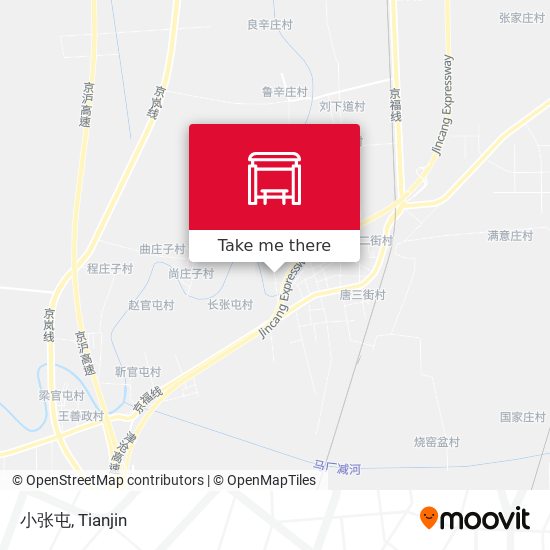 小张屯 map