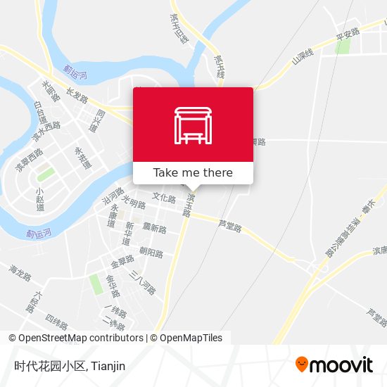时代花园小区 map