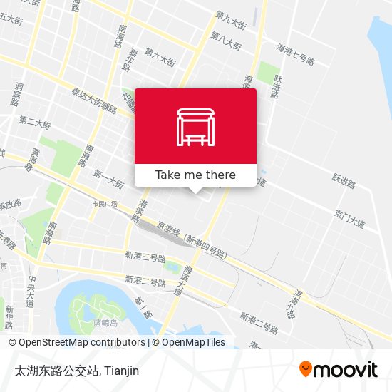 太湖东路公交站 map