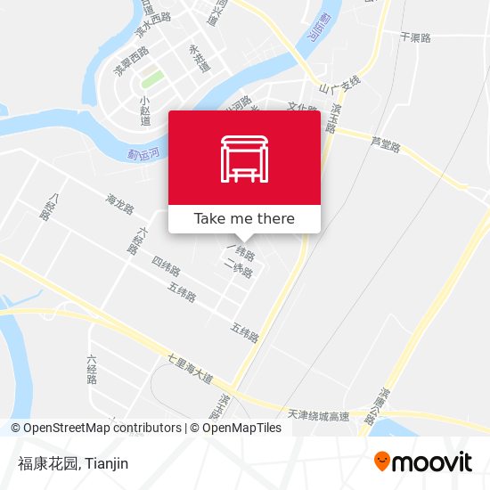 福康花园 map