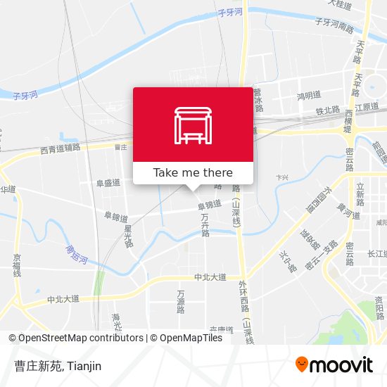 曹庄新苑 map