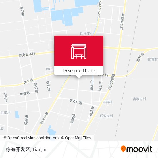 静海开发区 map