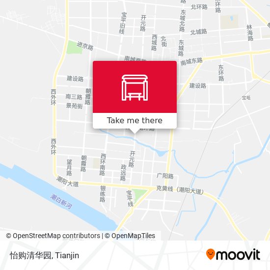 怡购清华园 map