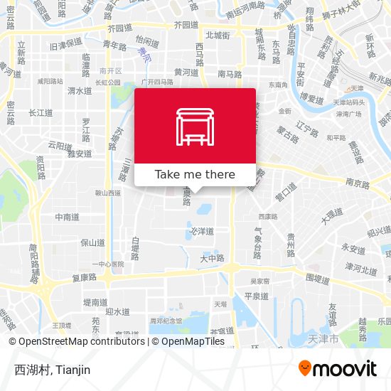西湖村 map