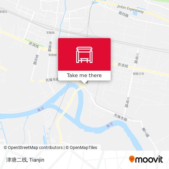 津塘二线 map
